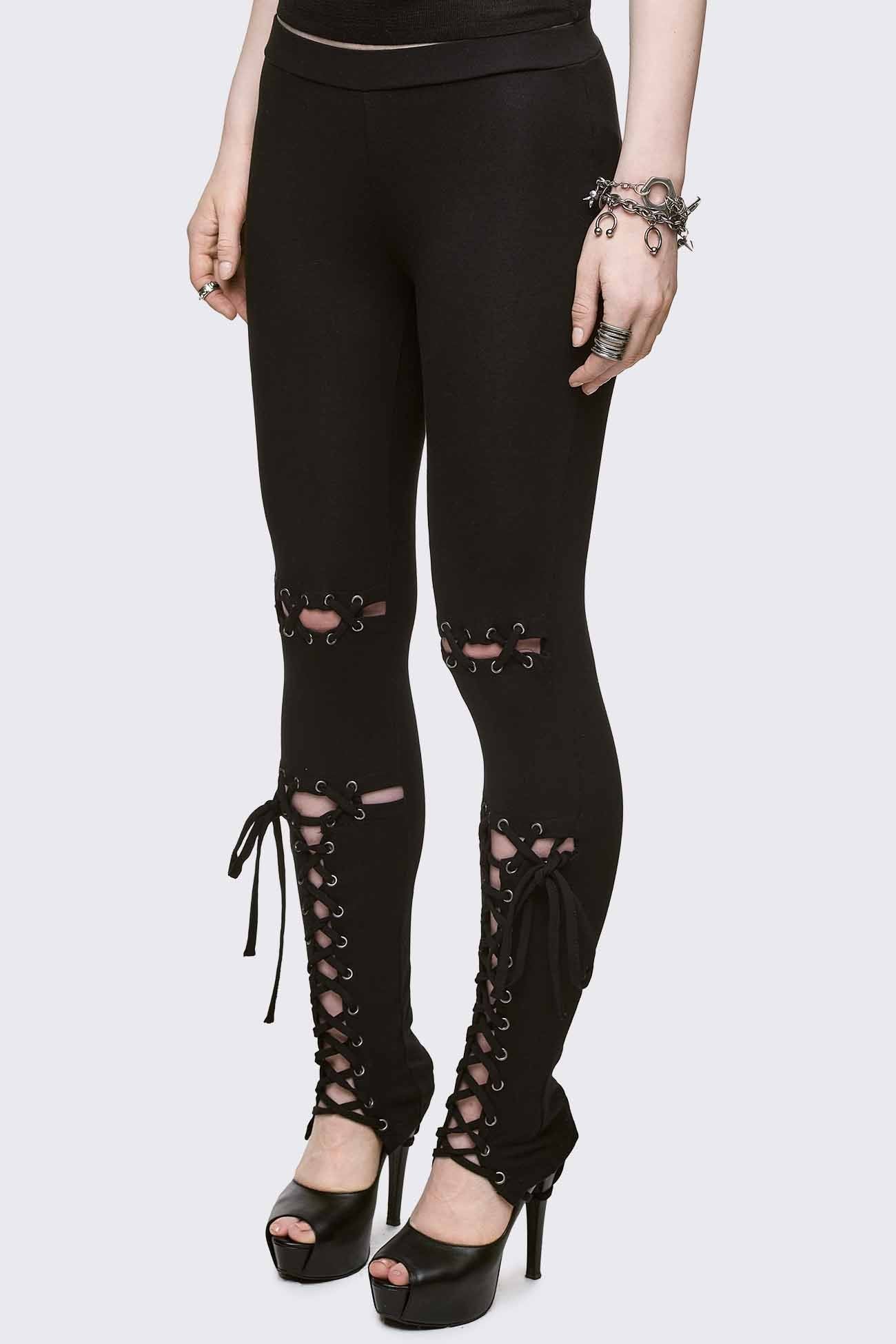 Minga London Laced Up Leggings