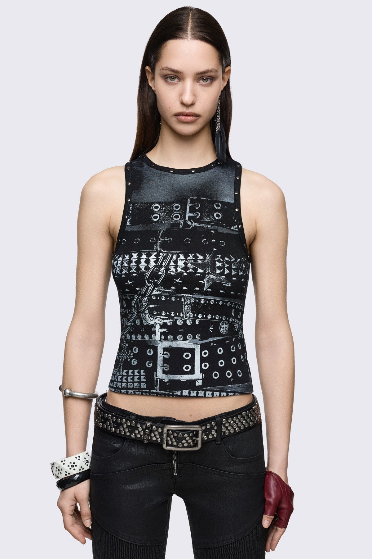 Minga London Buckled Vest Top