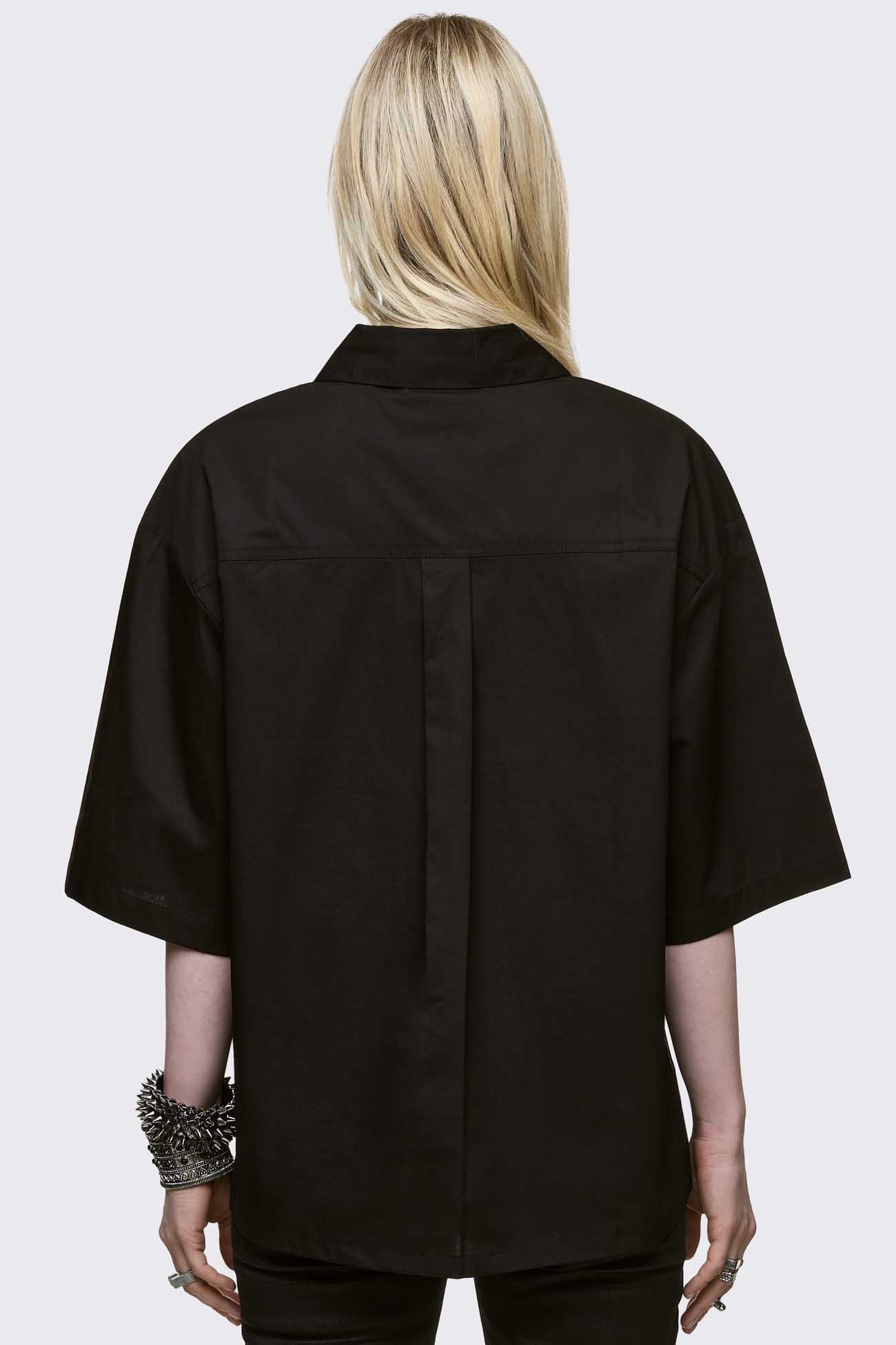 Minga London Never Saint Black Shirt