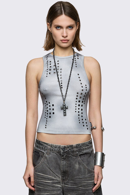 Minga London Zinc Washed Vest Top