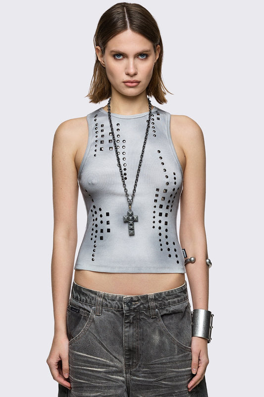 Minga London Zinc Washed Vest Top