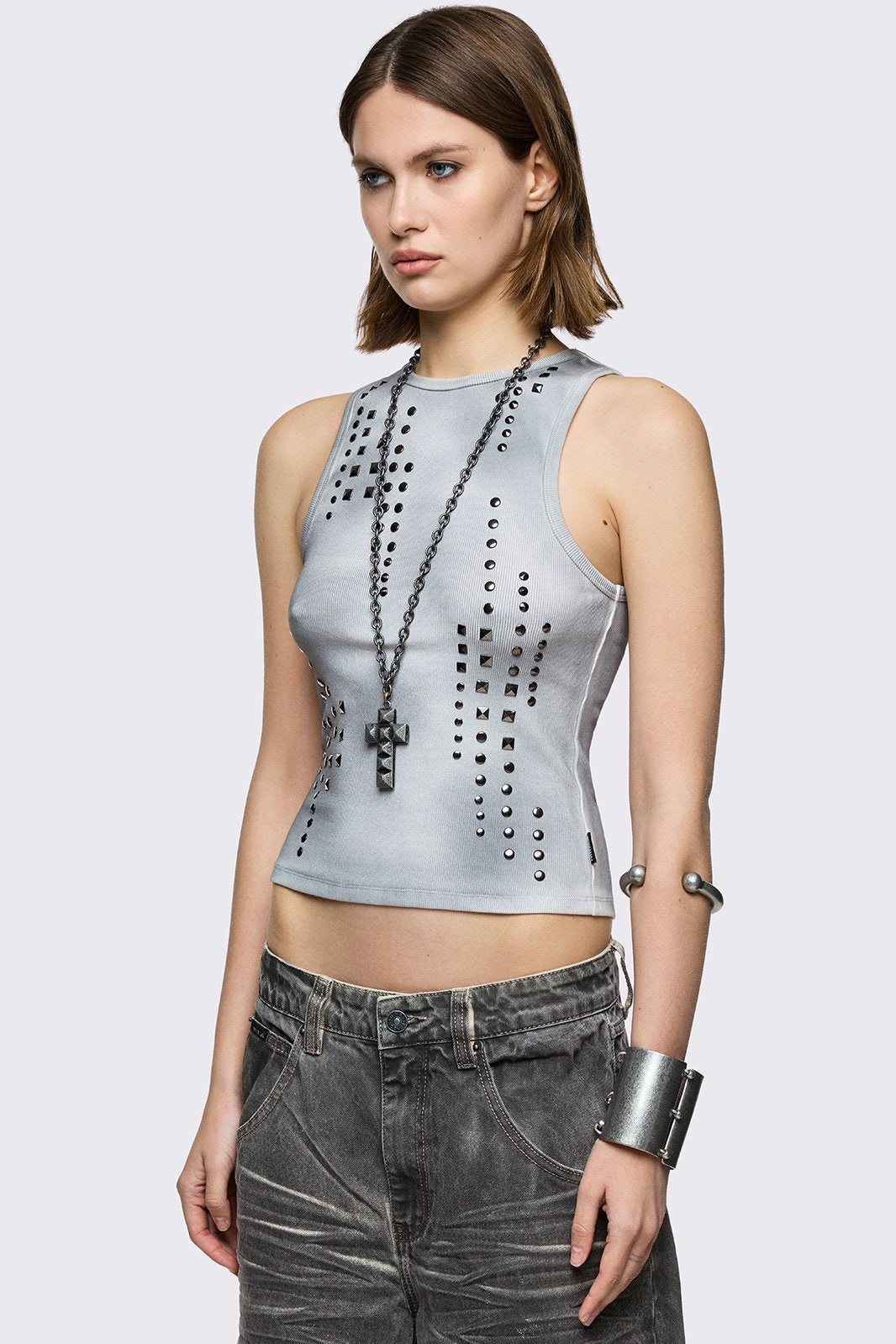 Minga London Zinc Washed Vest Top