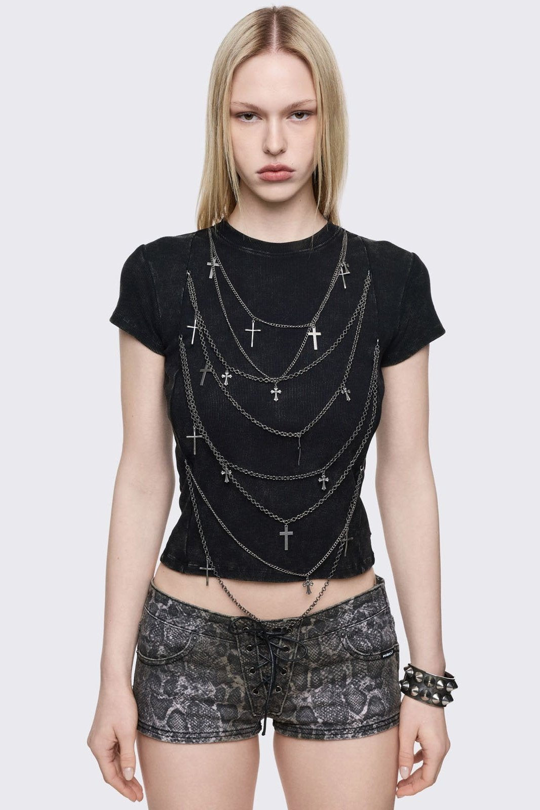 Minga London Pendent Armor Baby Tee