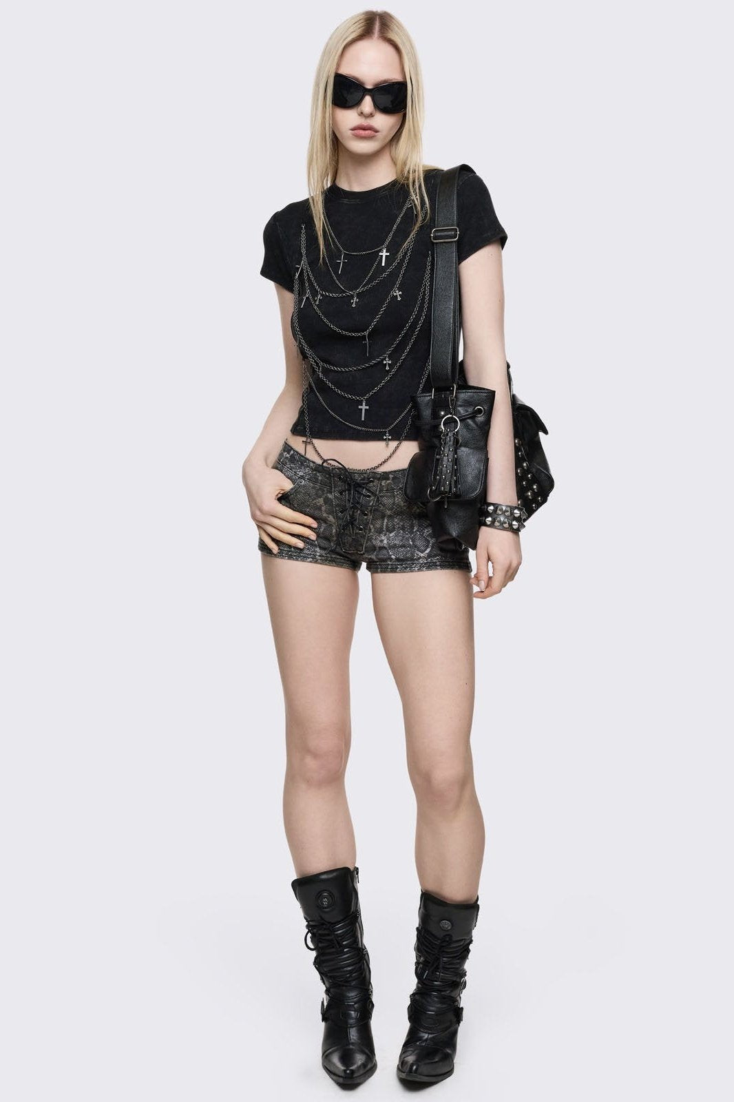 Minga London Pendent Armor Baby Tee