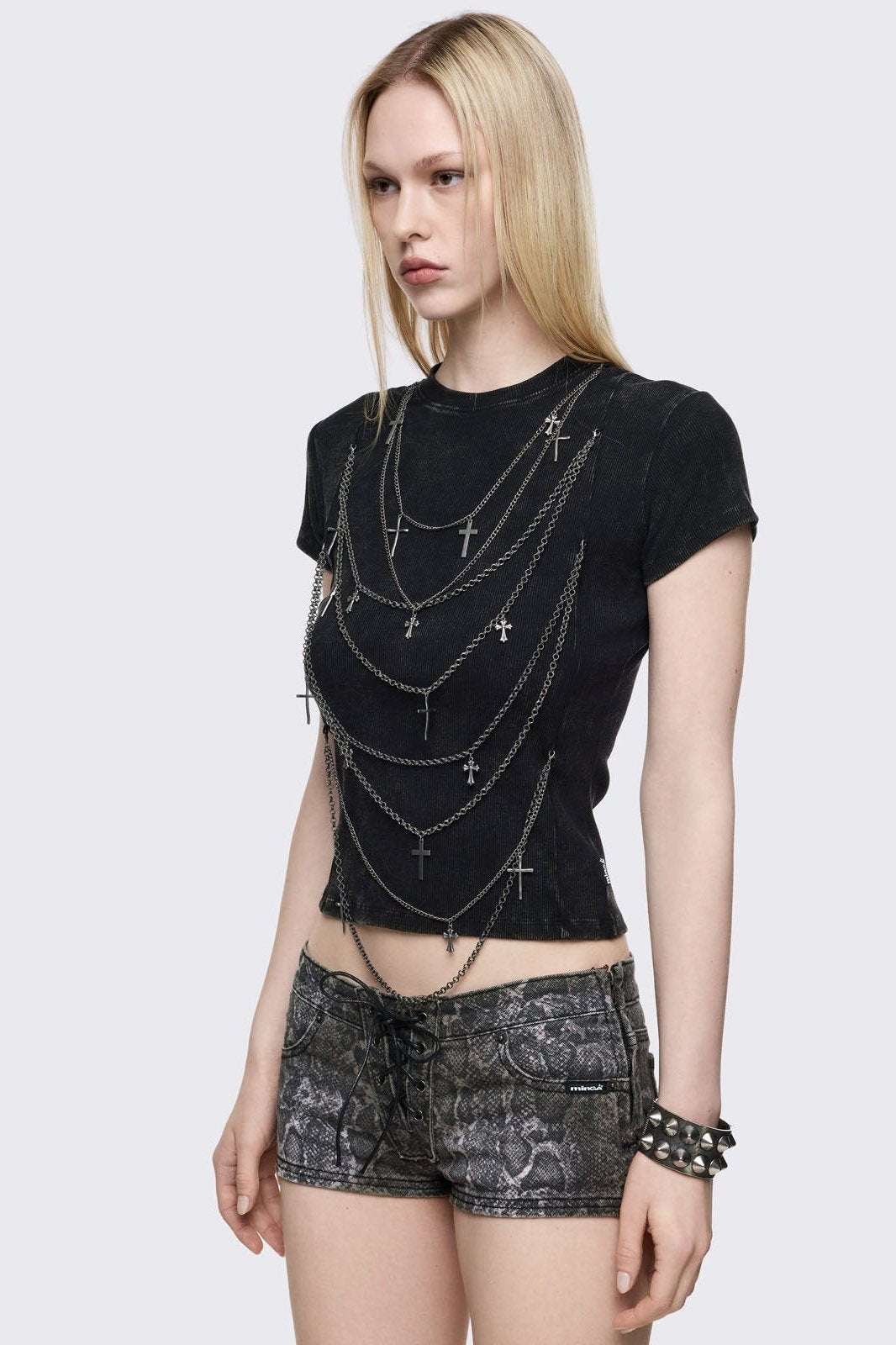 Minga London Pendent Armor Baby Tee
