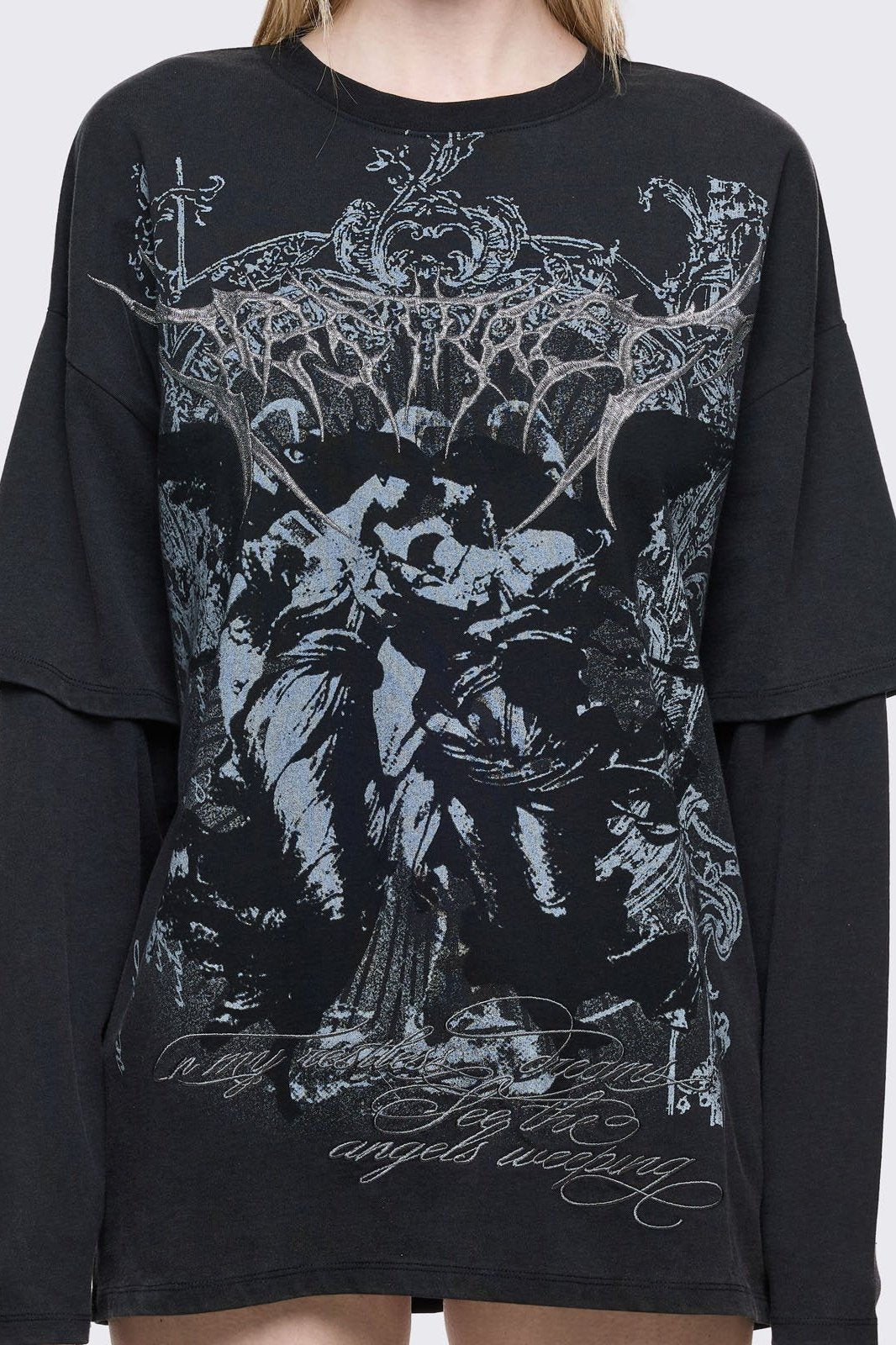 Minga London Dark Renaissance Layered T-Shirt