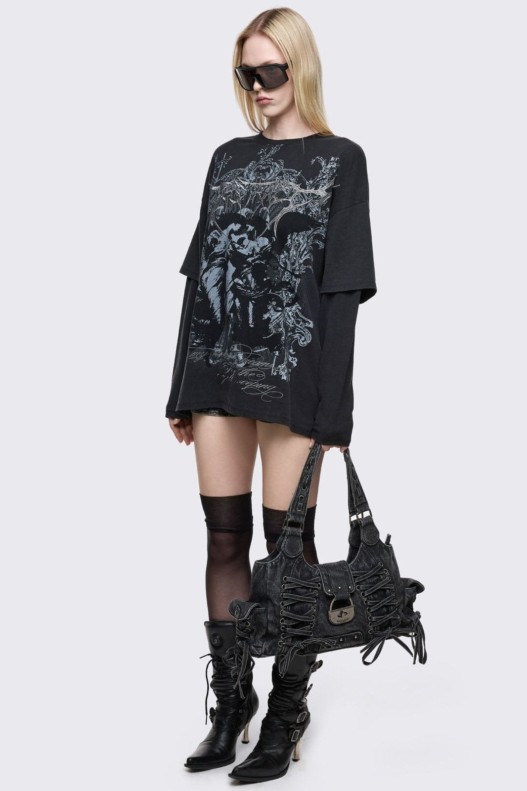 Minga London Dark Renaissance Layered T-Shirt