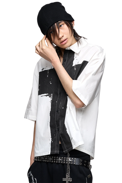 Minga London Never Saint White Shirt