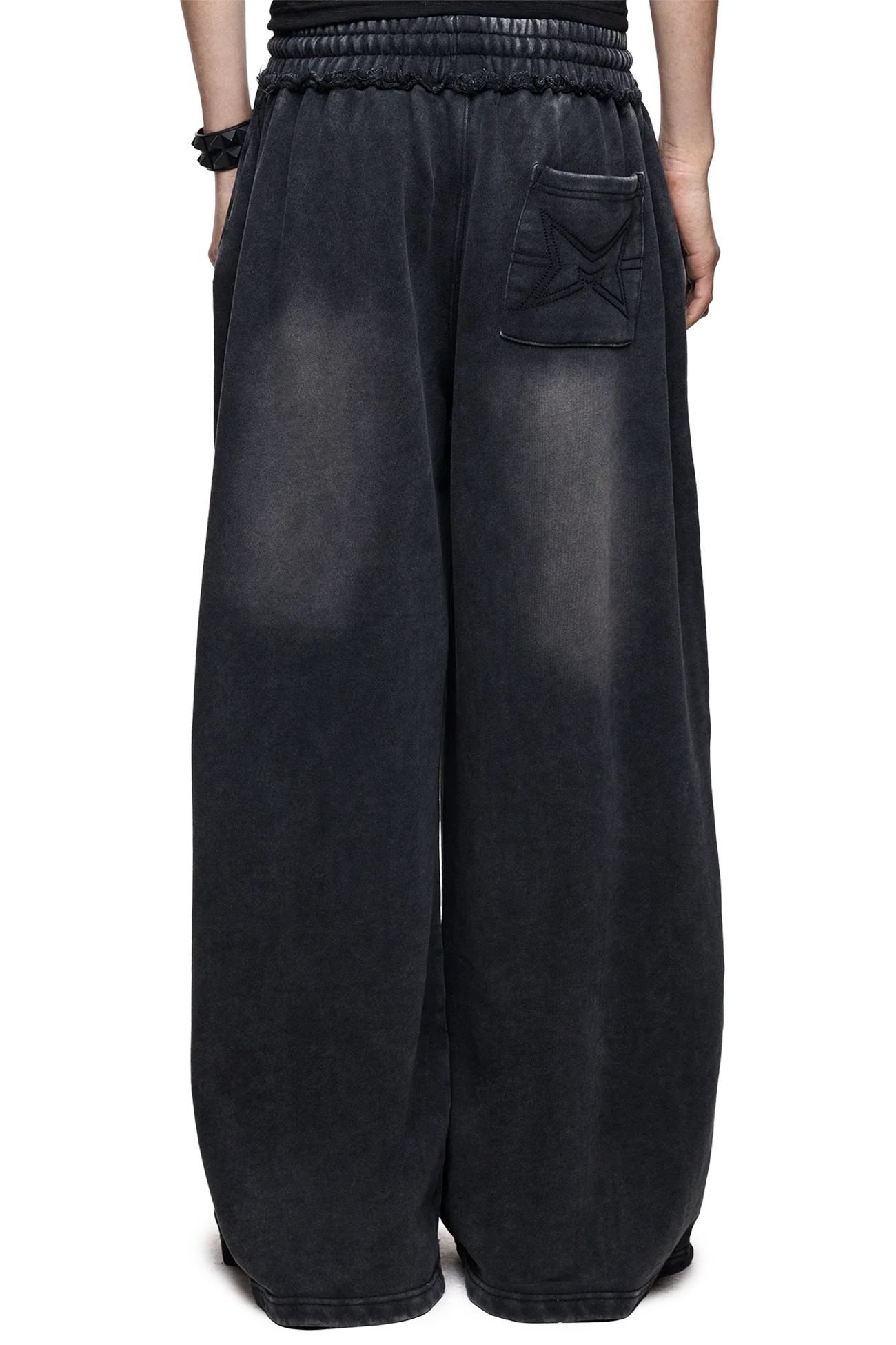 Minga London Blur Black Washed Sweatpants