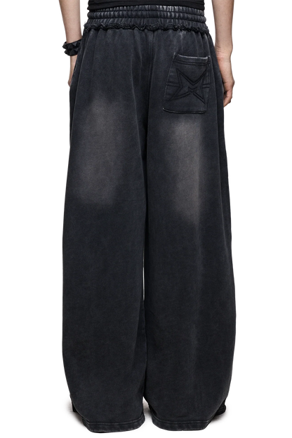 Minga London Blur Black Washed Sweatpants