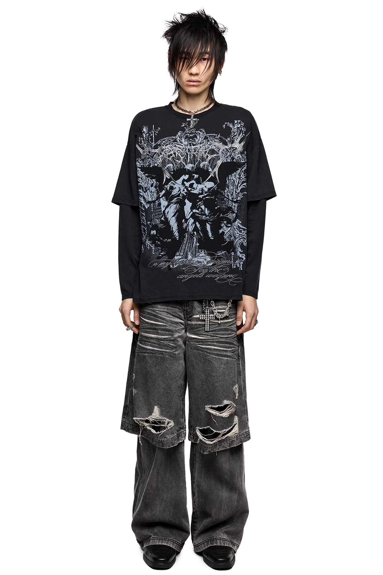 Minga London Dark Renaissance Layered T-Shirt