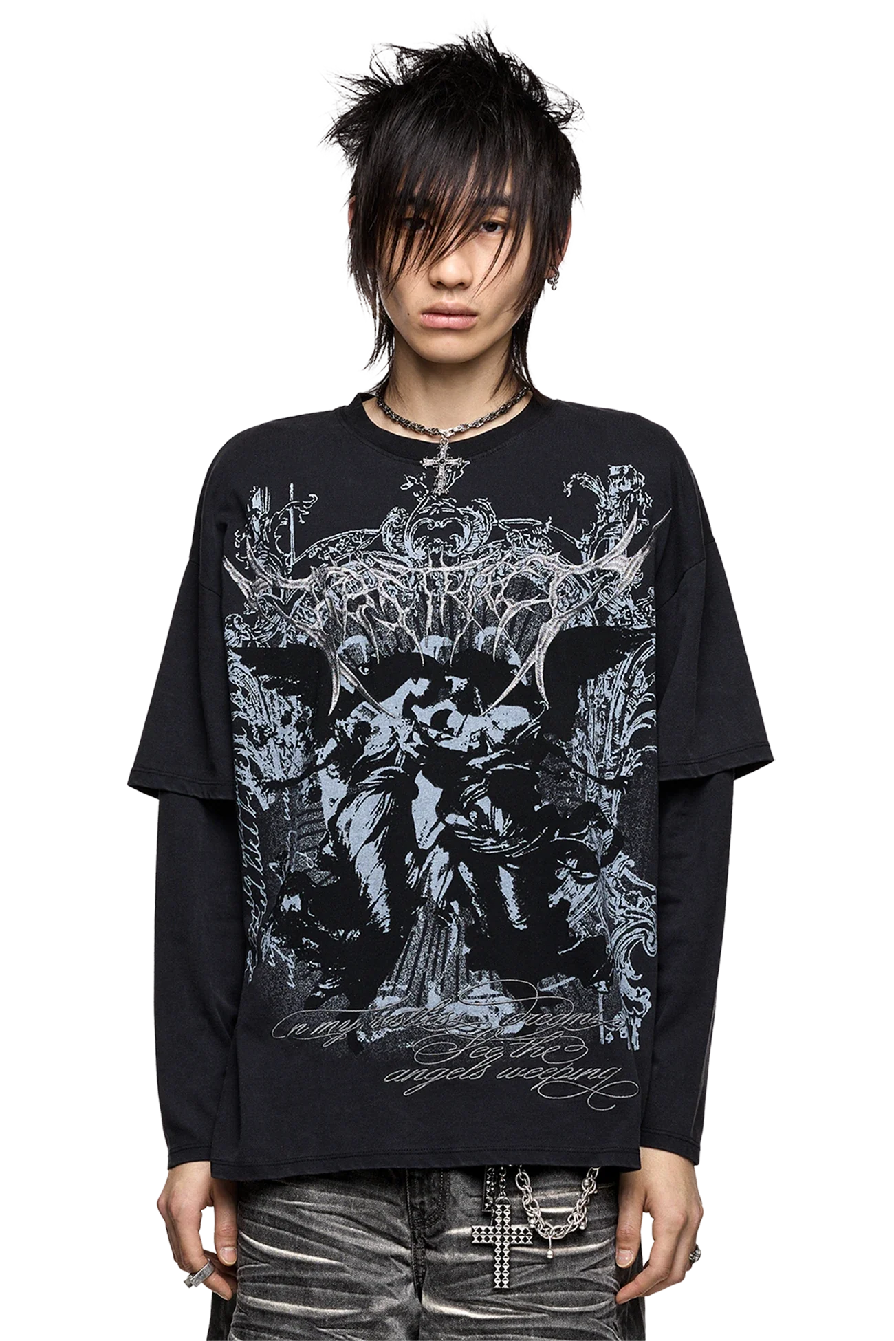 Minga London Dark Renaissance Layered T-Shirt