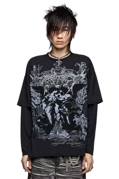 Minga London Dark Renaissance Layered T-Shirt