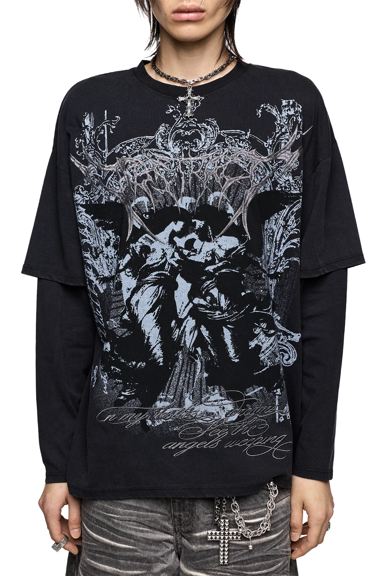 Minga London Dark Renaissance Layered T-Shirt