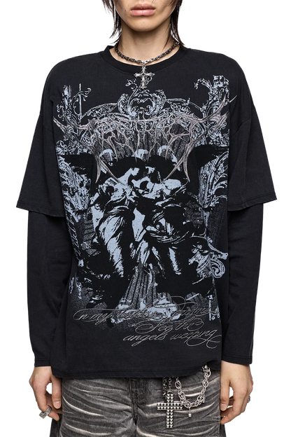 Minga London Dark Renaissance Layered T-Shirt