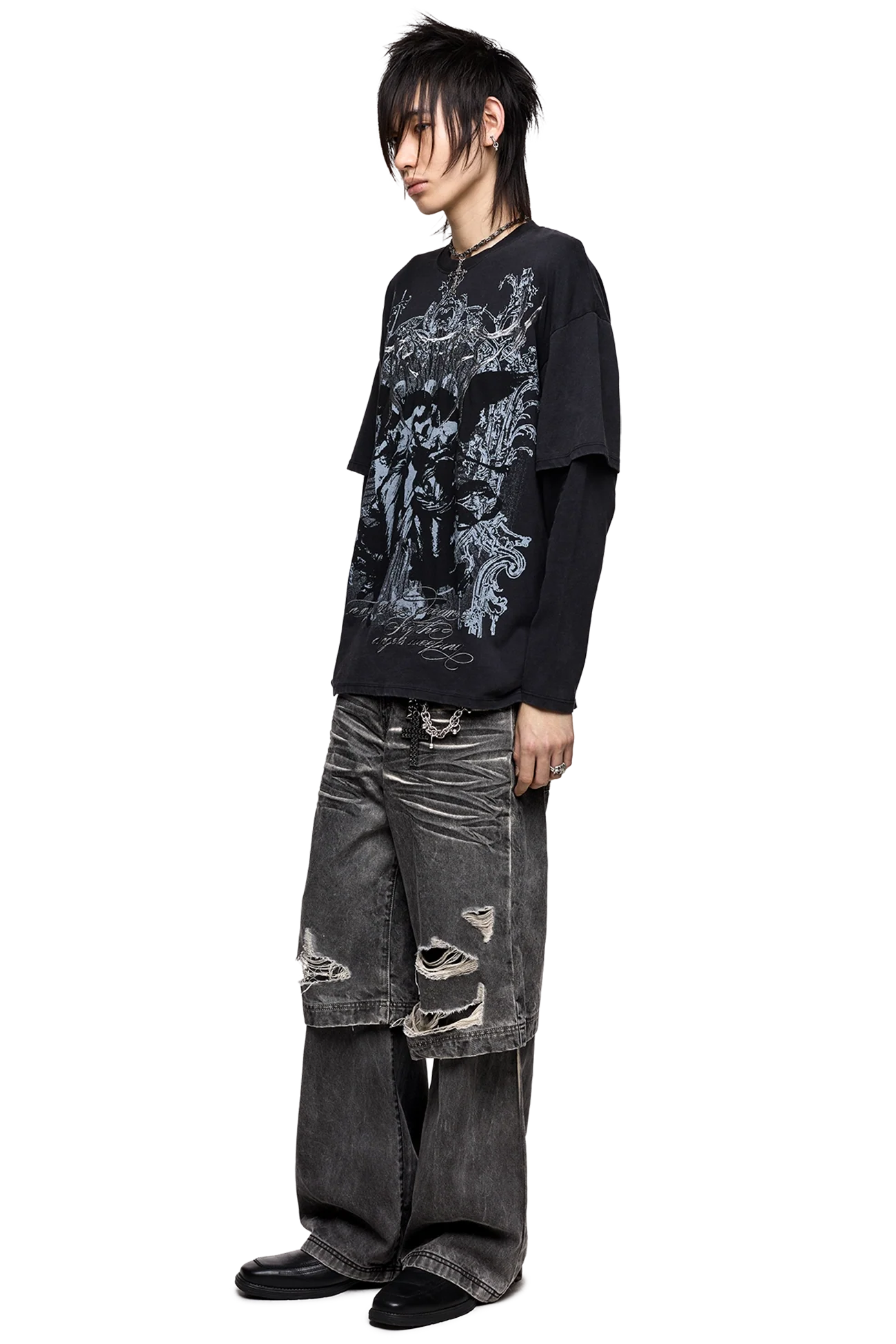 Minga London Dark Renaissance Layered T-Shirt