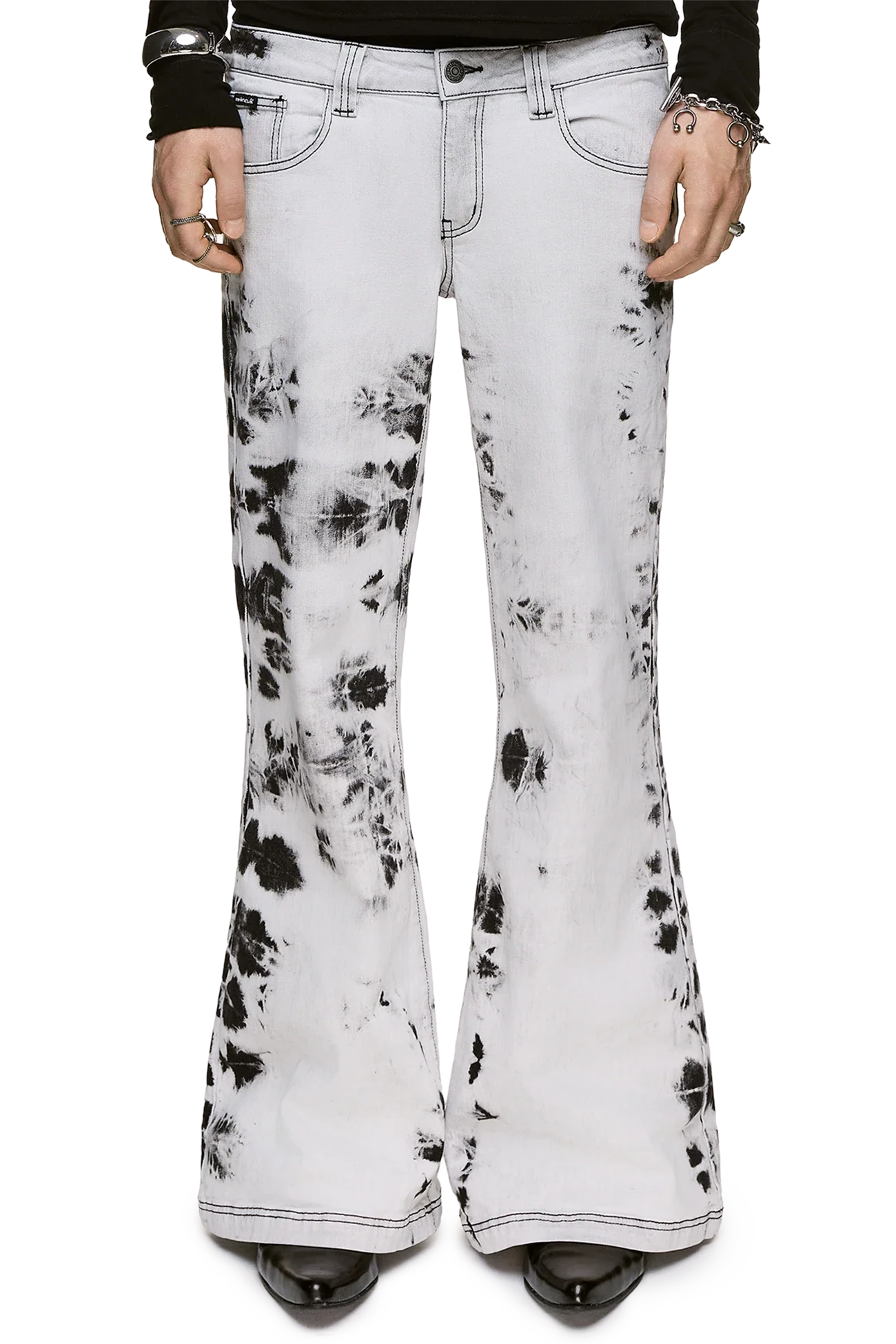 Minga London Bianco Flared Jeans