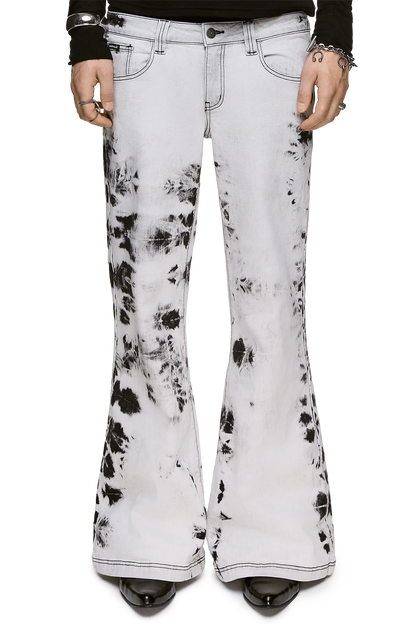 Minga London Bianco Flared Jeans