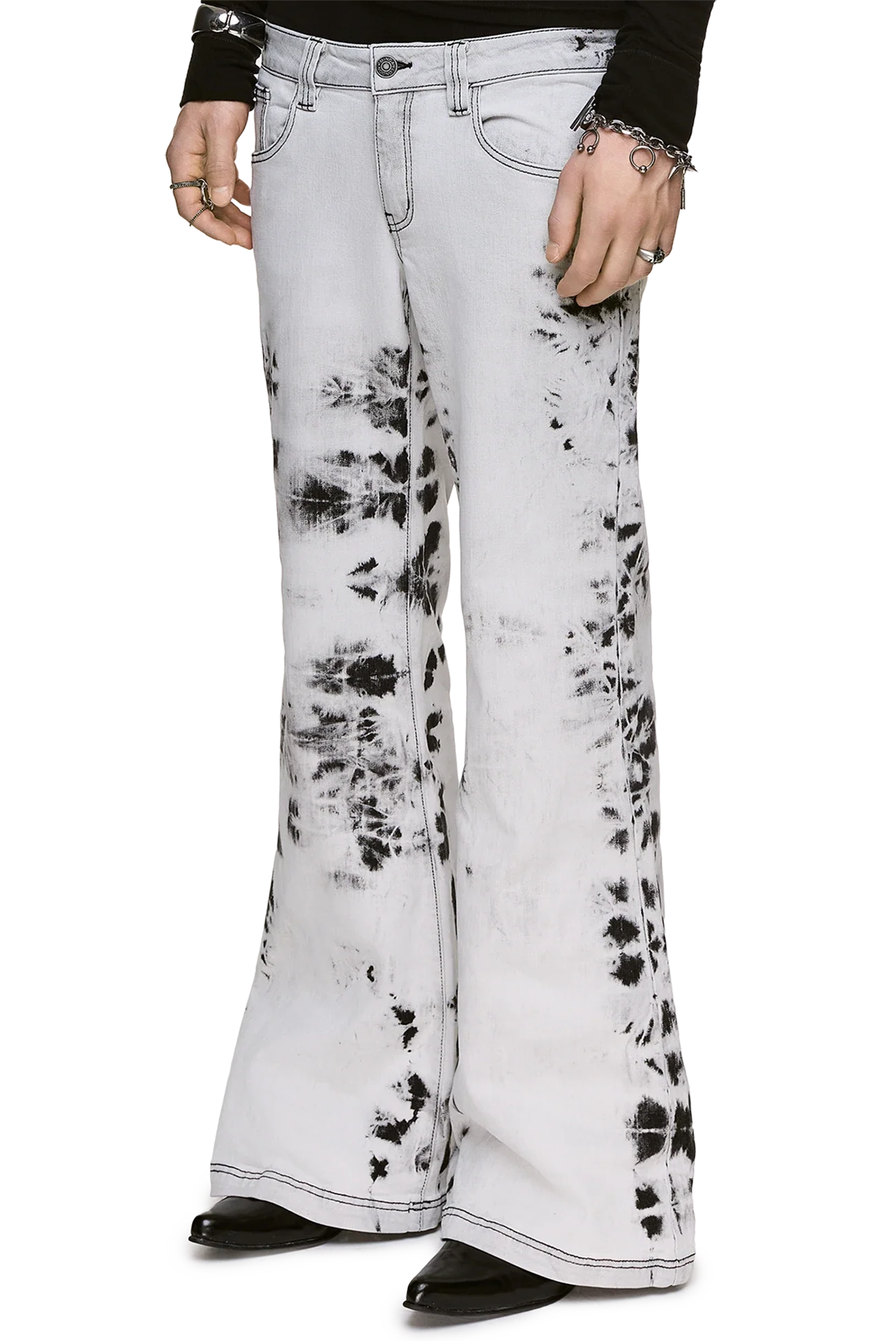 Minga London Bianco Flared Jeans