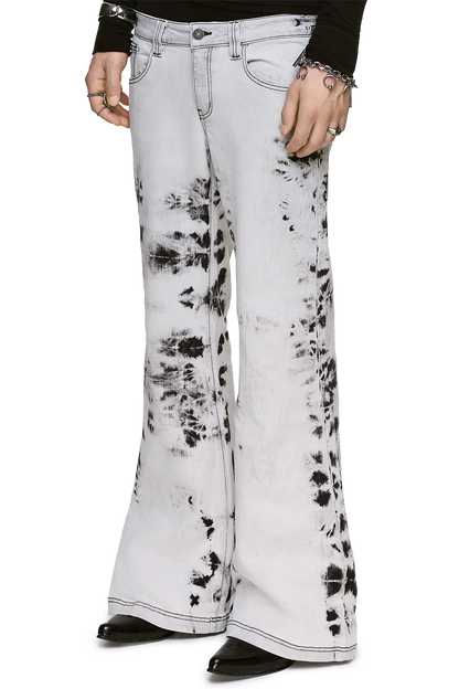 Minga London Bianco Flared Jeans