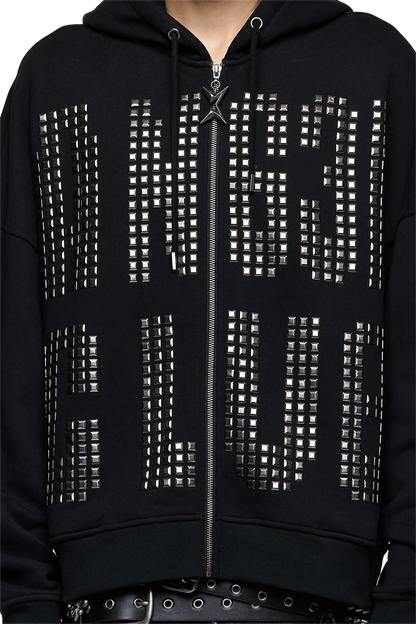 Minga London Angel Club Zip Up Hoodie