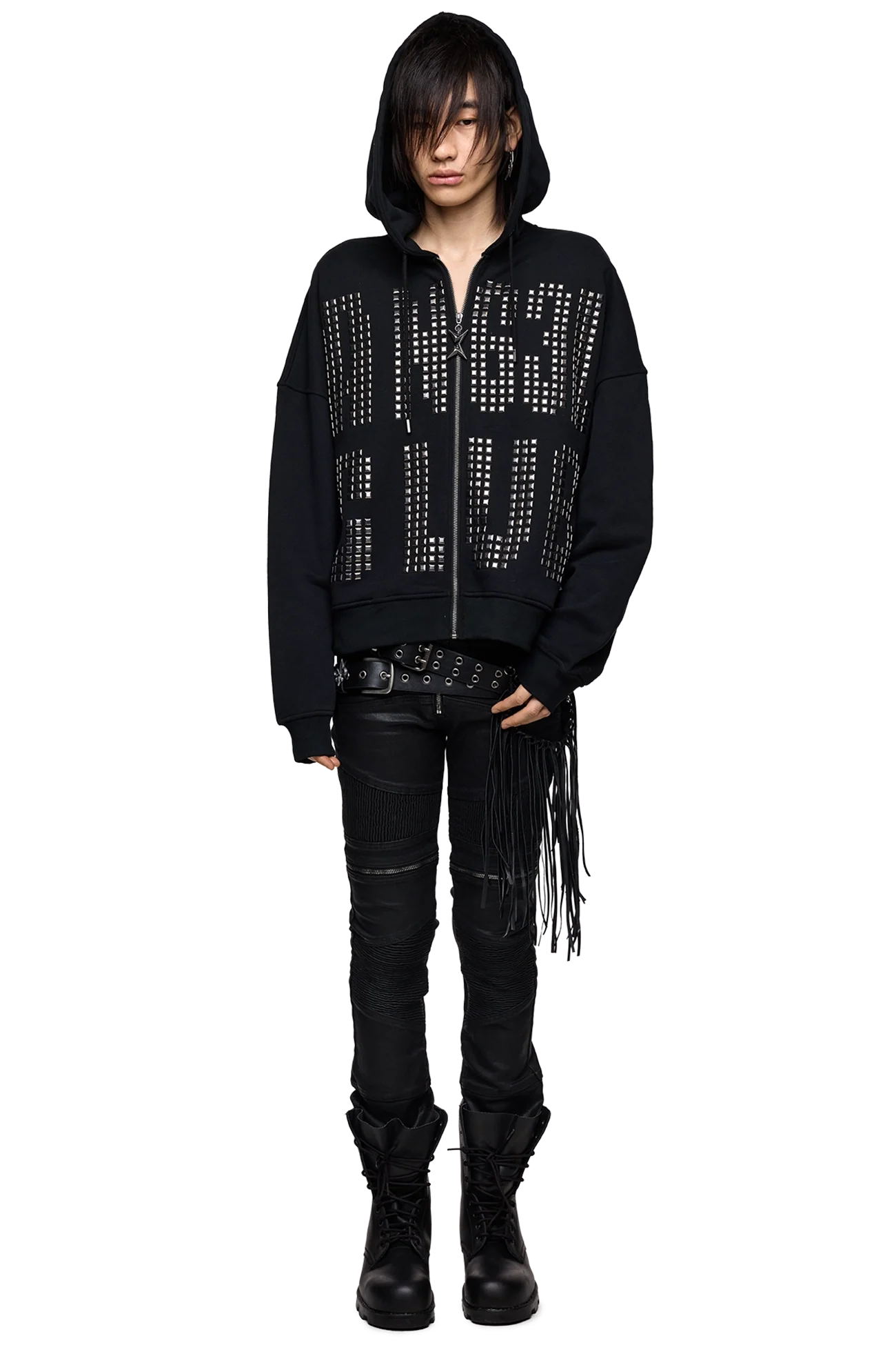 Minga London Angel Club Zip Up Hoodie