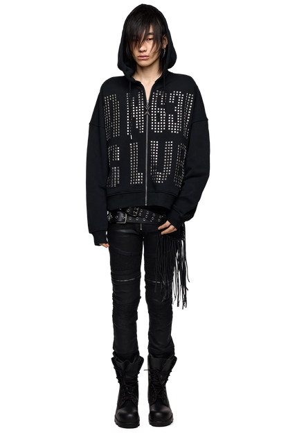 Minga London Angel Club Zip Up Hoodie