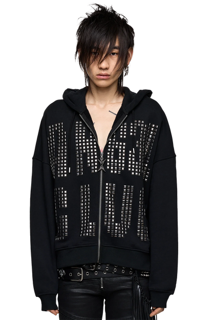 Minga London Angel Club Zip Up Hoodie