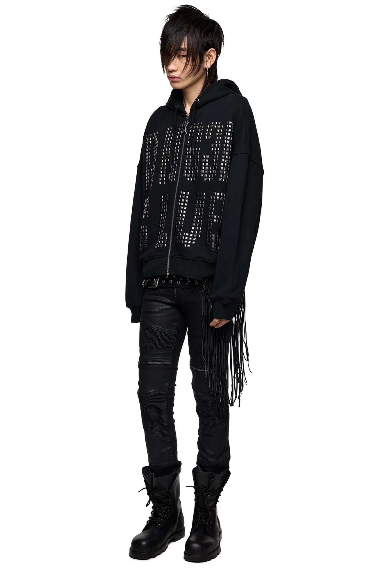 Minga London Angel Club Zip Up Hoodie