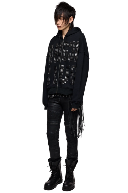Minga London Angel Club Zip Up Hoodie