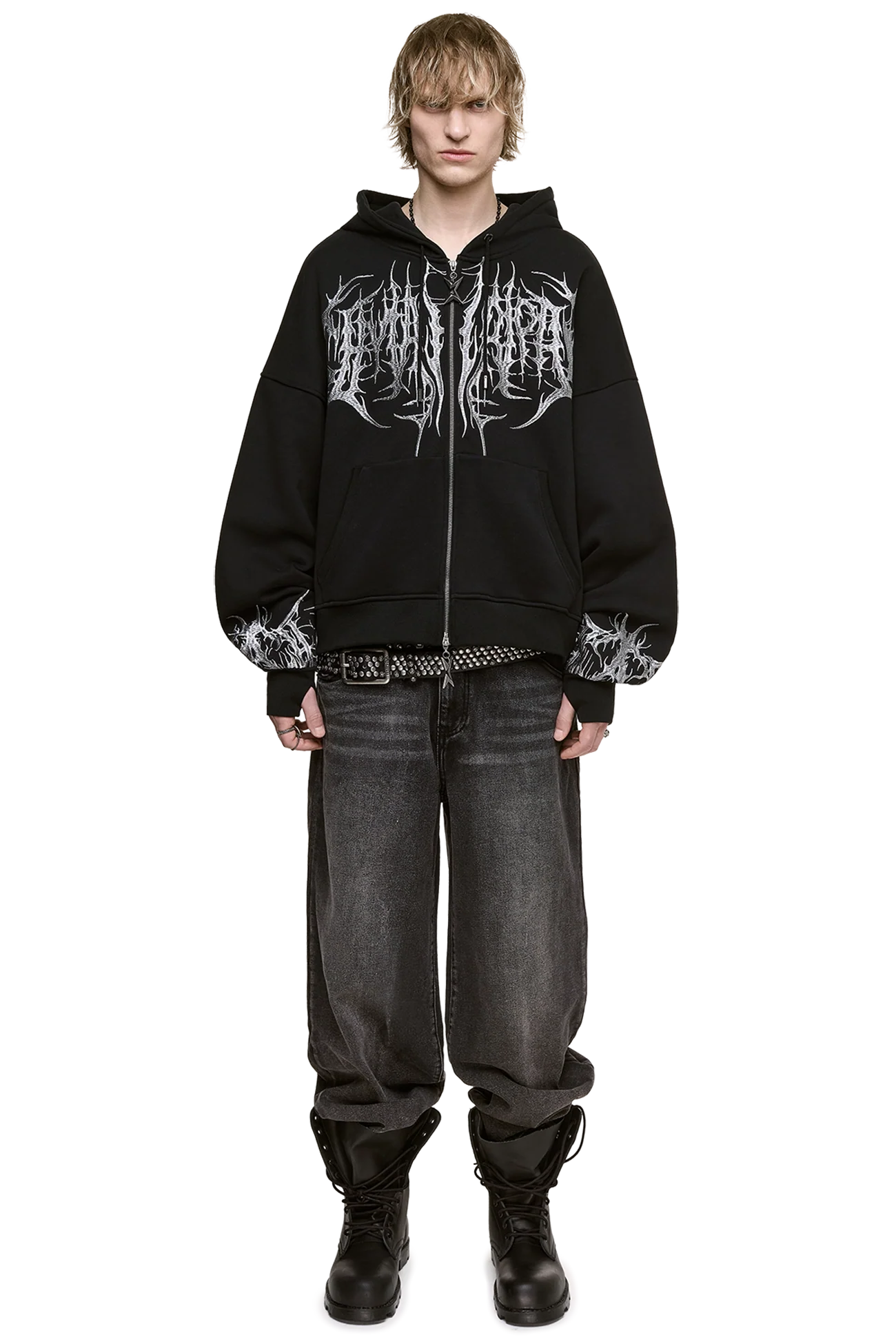 Minga London Venom Zip Up Hoodie