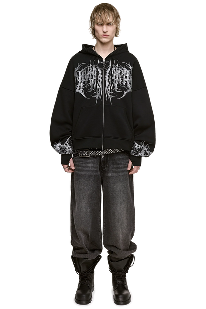 Minga London Venom Zip Up Hoodie