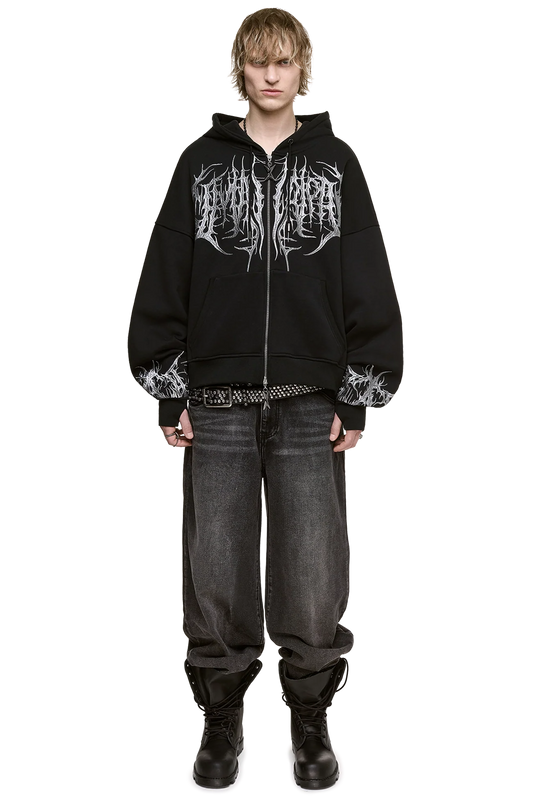 Minga London Venom Zip Up Hoodie