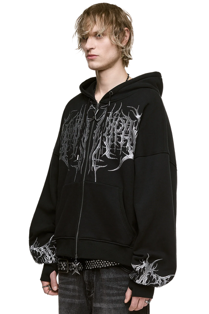Minga London Venom Zip Up Hoodie