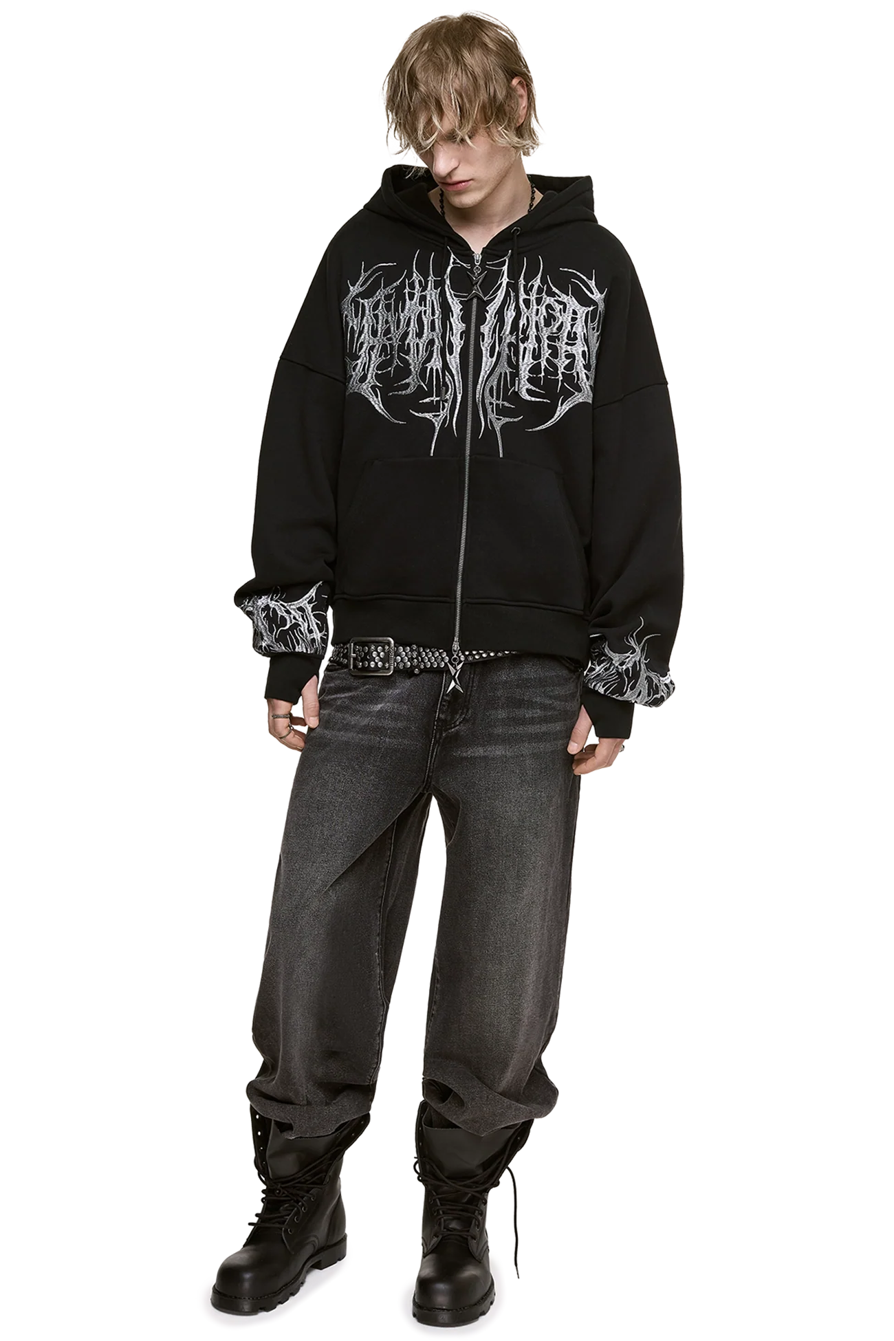 Minga London Venom Zip Up Hoodie