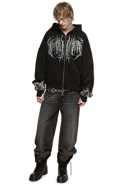 Minga London Venom Zip Up Hoodie