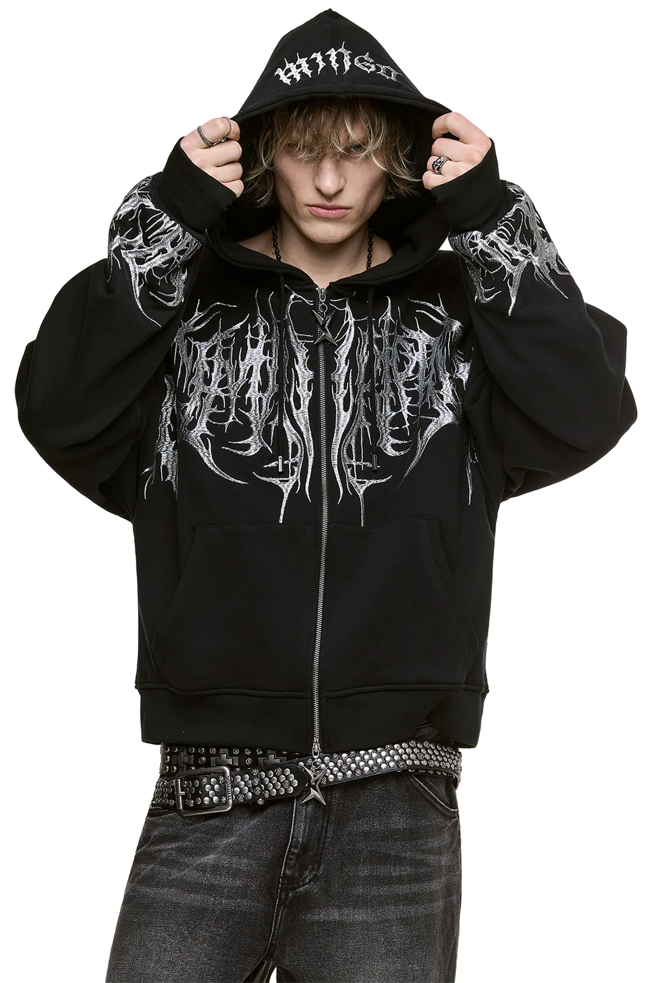 Minga London Venom Zip Up Hoodie