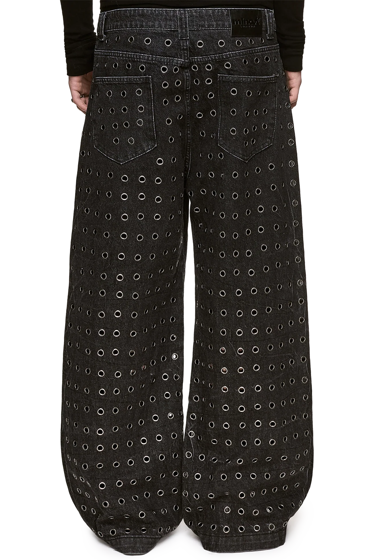 Minga London Rogue Black Baggy Jeans