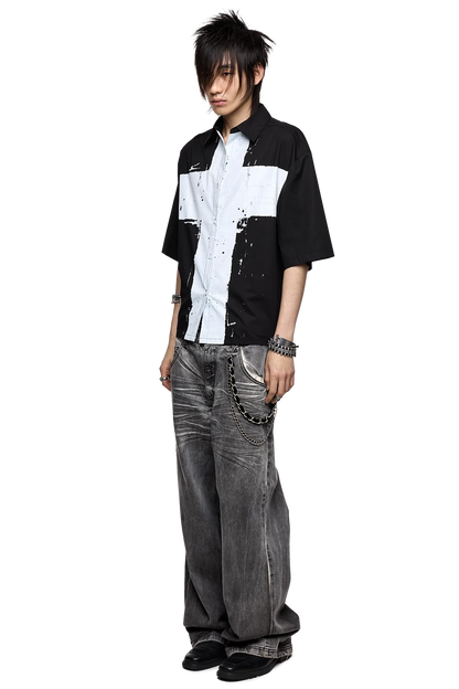 Minga London Never Saint Black Shirt