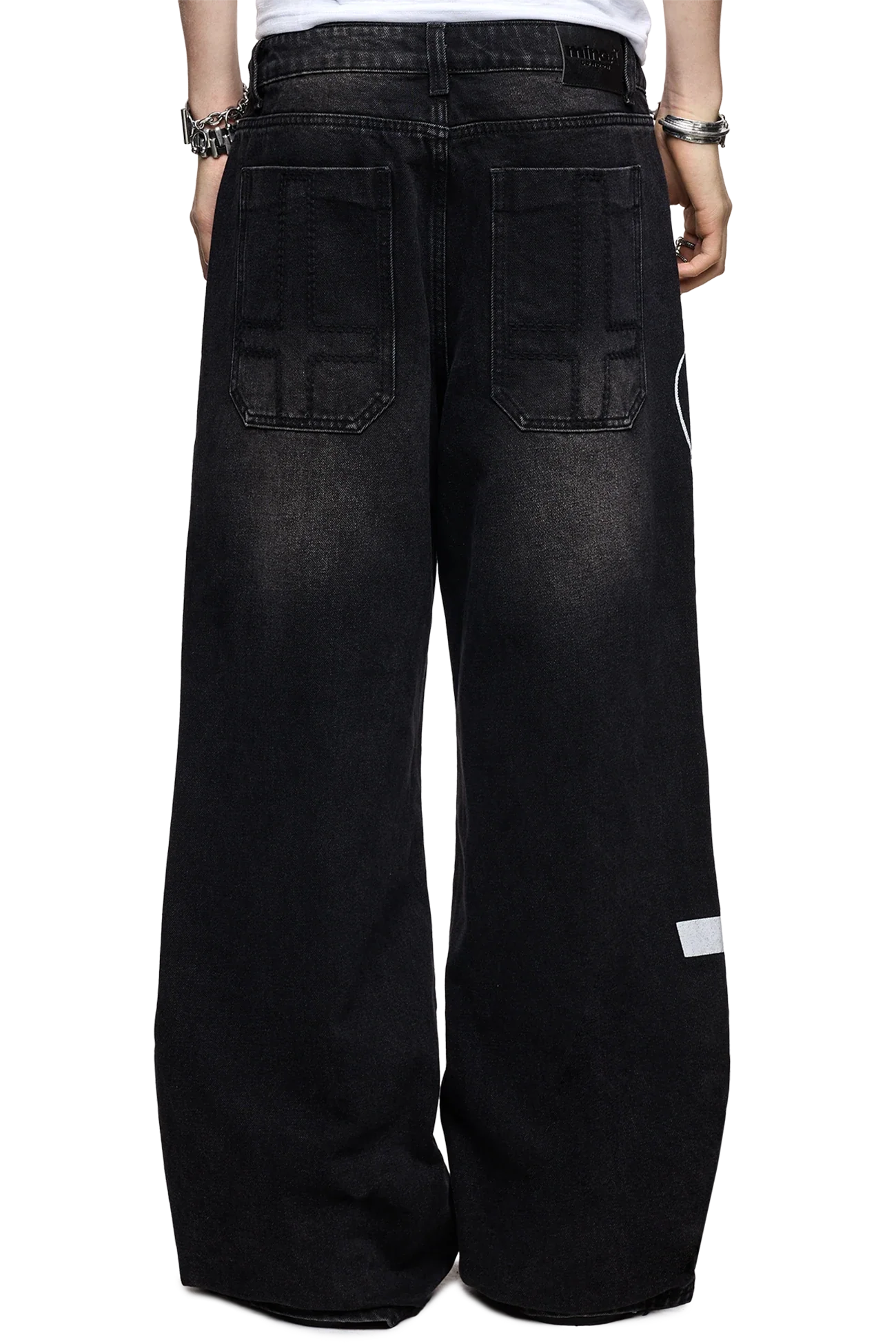 Minga London Ephemeral Graphic Baggy Jeans