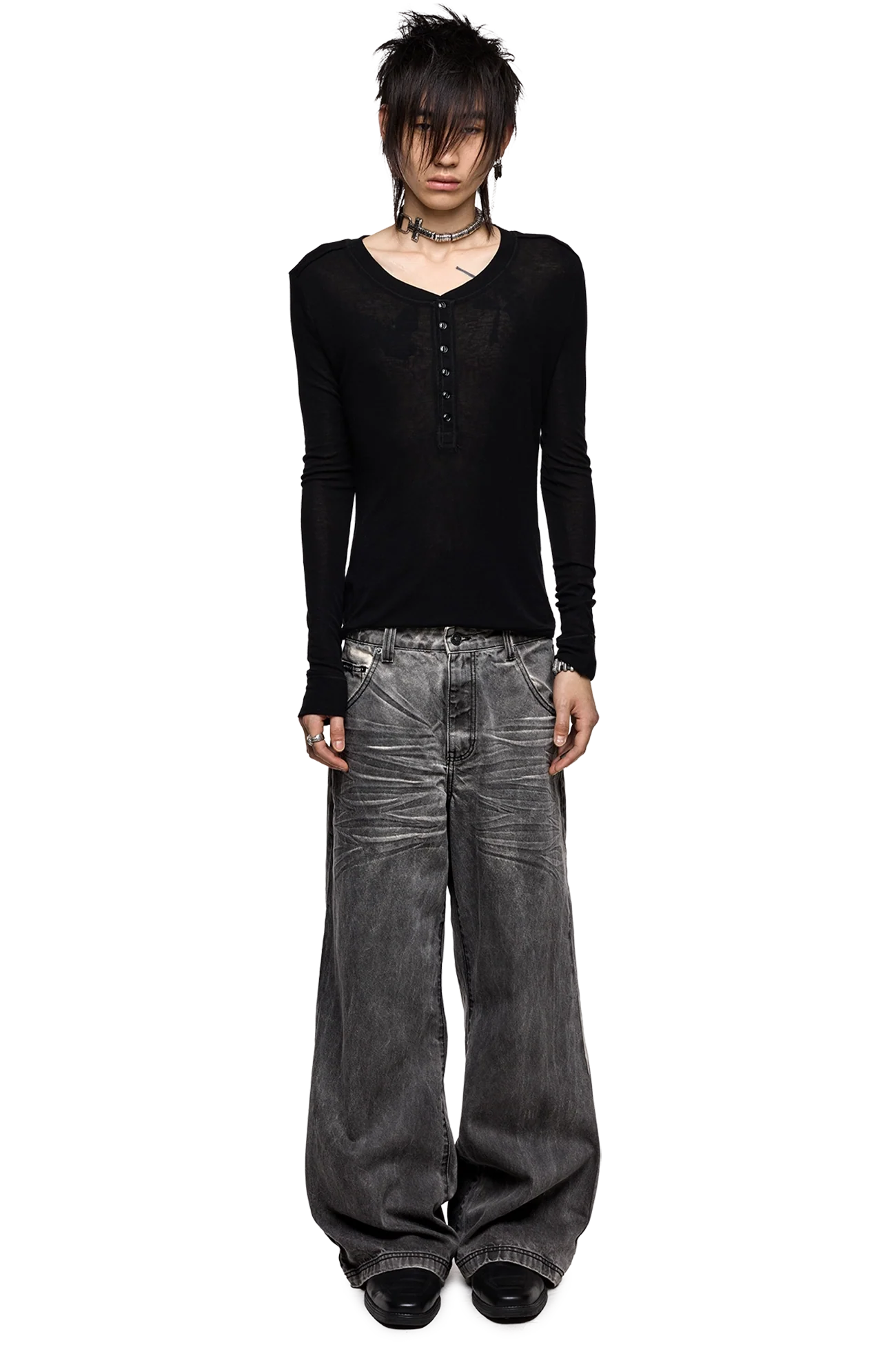 Minga London Smoke Baggy Jeans