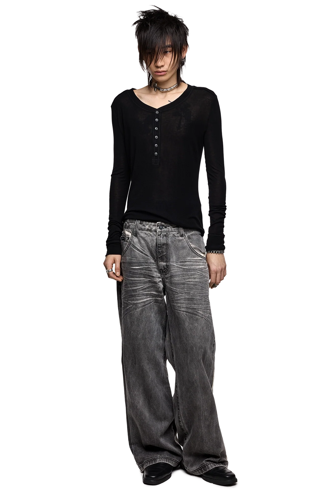 Minga London Smoke Baggy Jeans