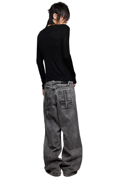 Minga London Smoke Baggy Jeans