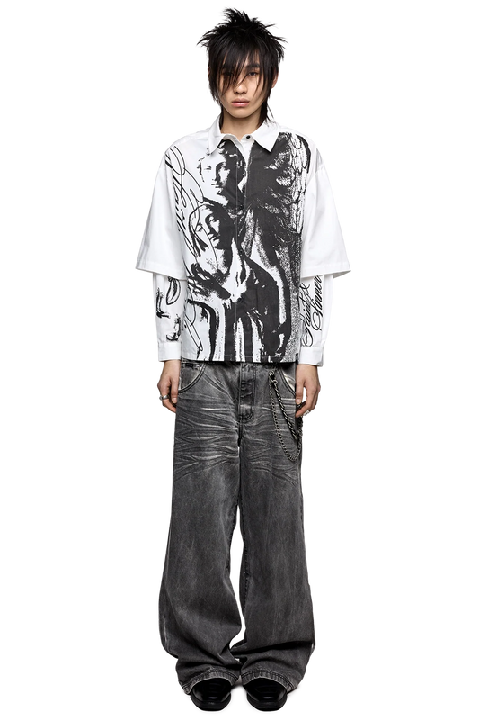 Minga London Faith & Sin Layered Shirt
