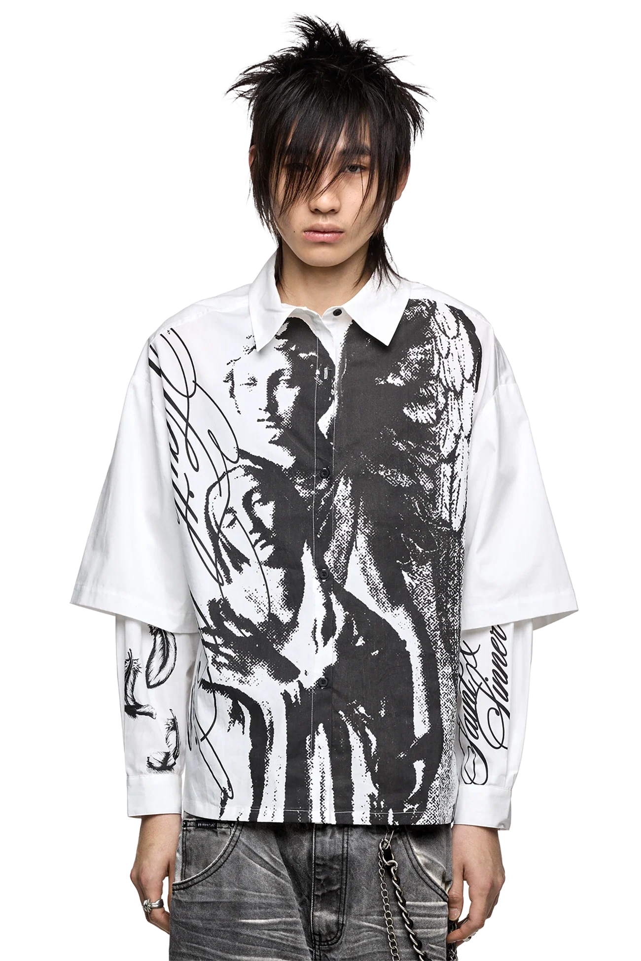 Minga London Faith & Sin Layered Shirt
