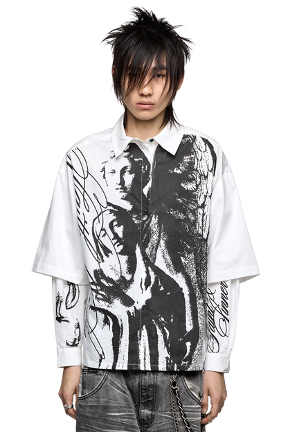 Minga London Faith & Sin Layered Shirt