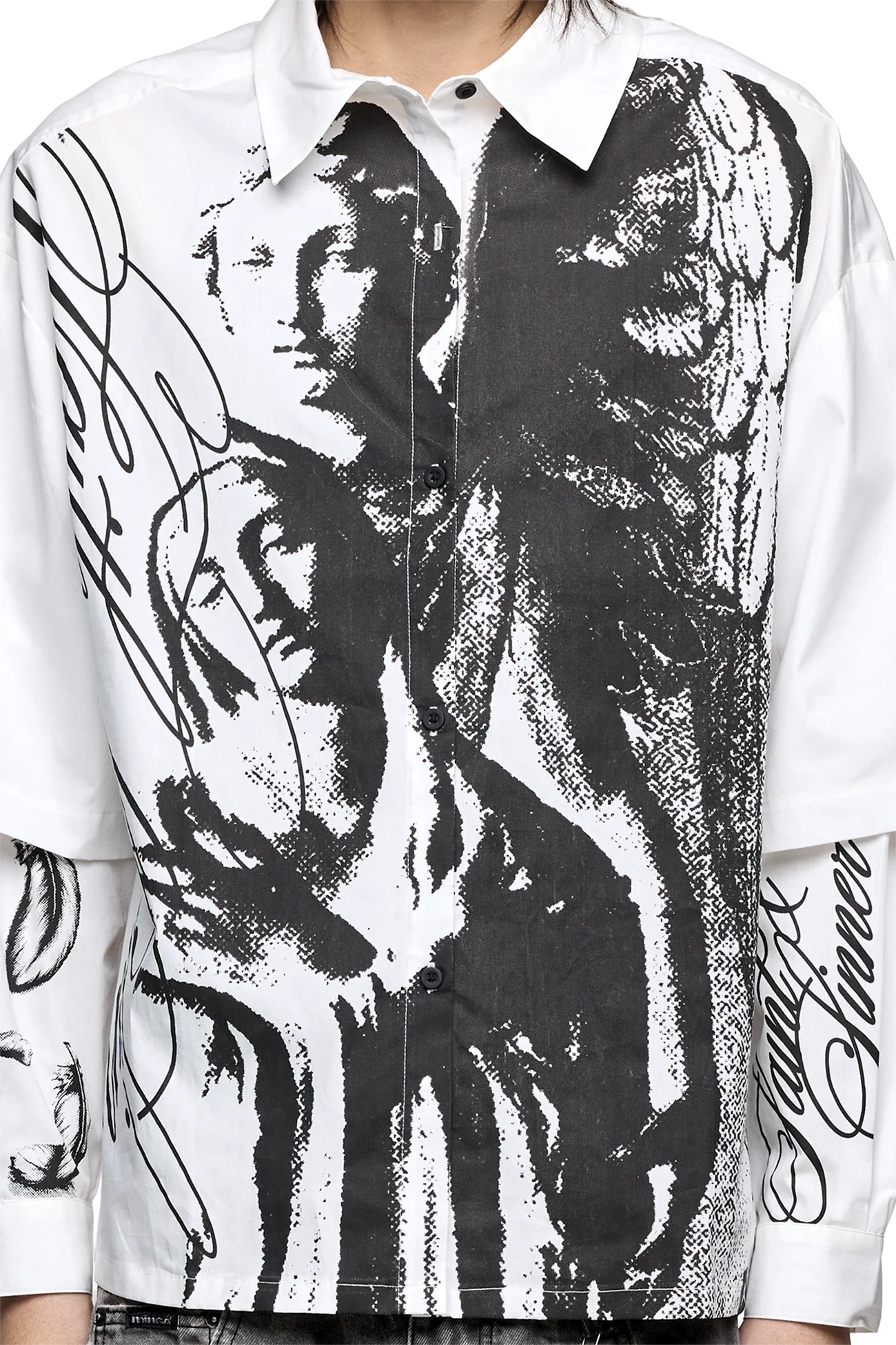 Minga London Faith & Sin Layered Shirt