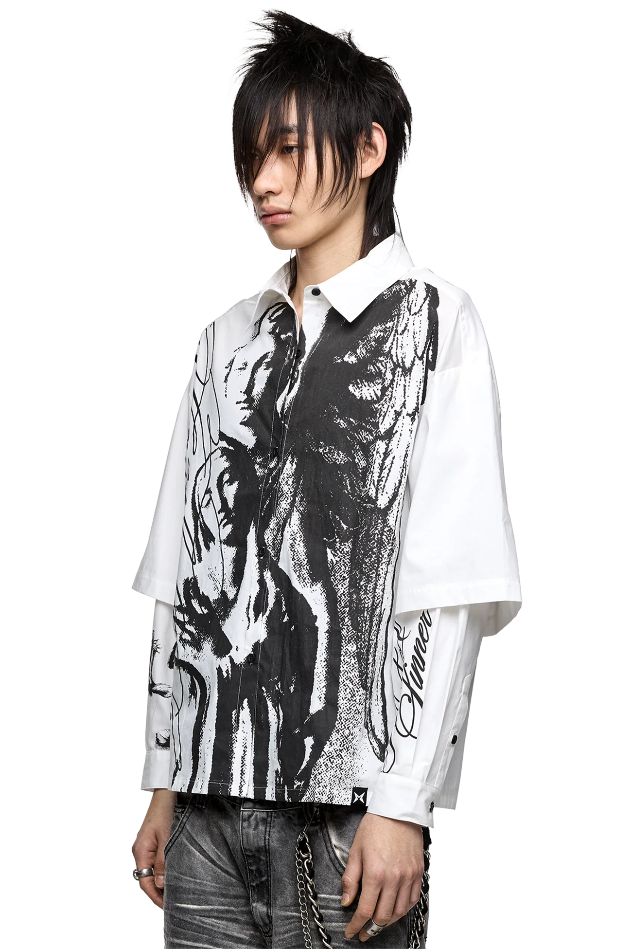 Minga London Faith & Sin Layered Shirt