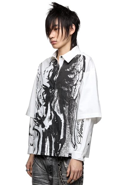 Minga London Faith & Sin Layered Shirt