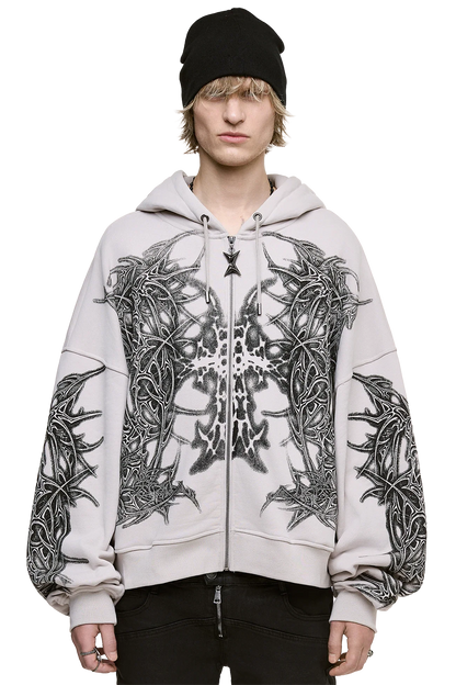 Minga London Zyre Zip Up Hoodie